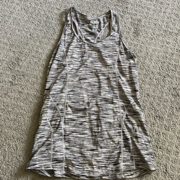 Reebok Striped Workout Tank Top - Picture 1 of 3